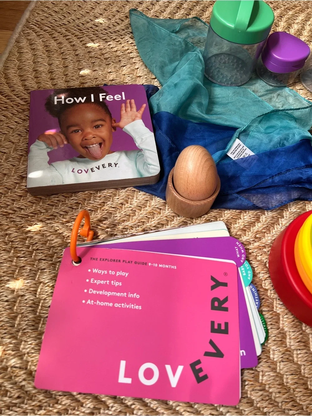 Lovevery Playkit 9-10M The Explorer Sensory Play Set